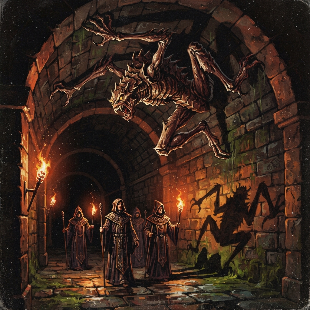 Atrixyl, original Pathfinder 2e monster artwork by ZapGM