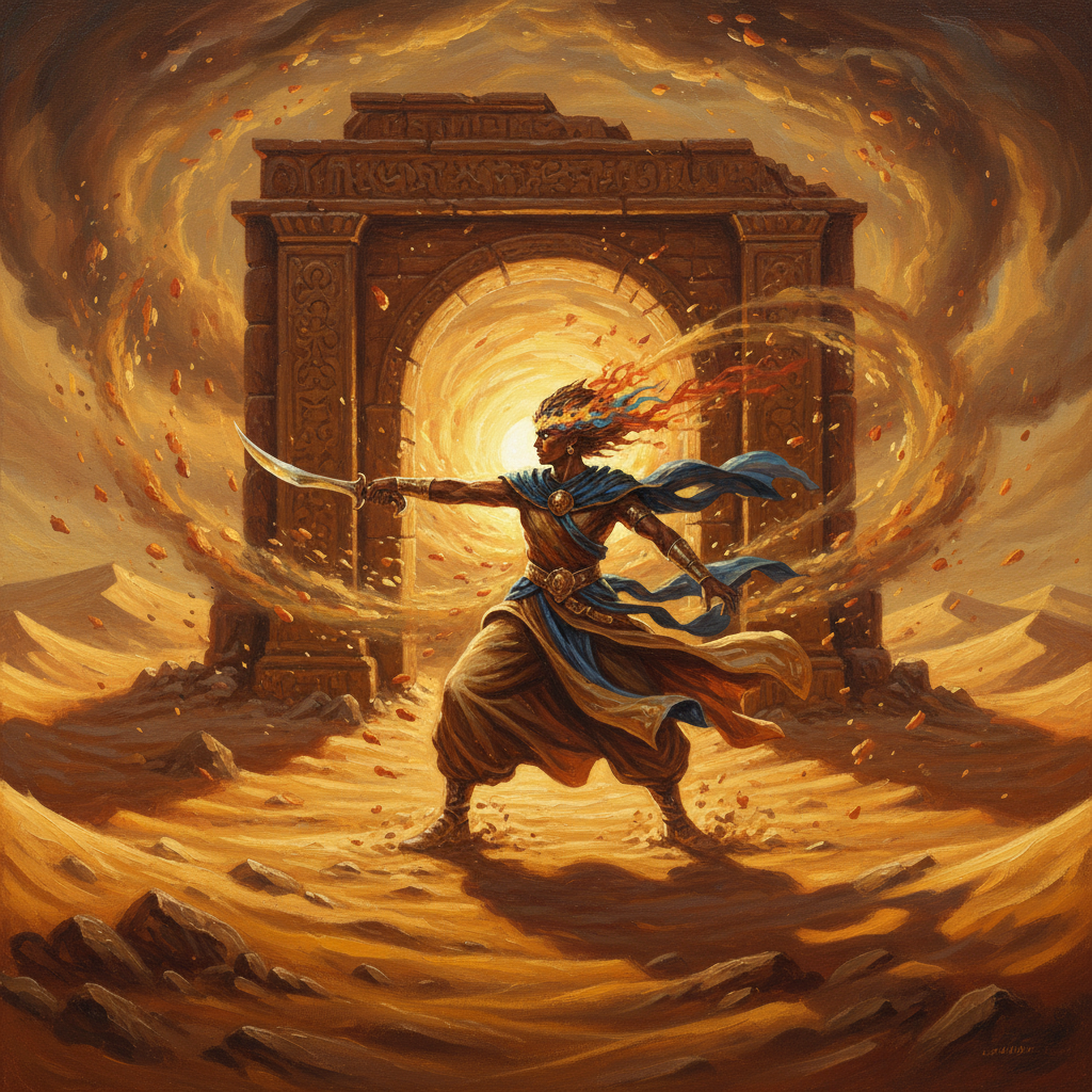 Janni, original Pathfinder 2e monster artwork by ZapGM