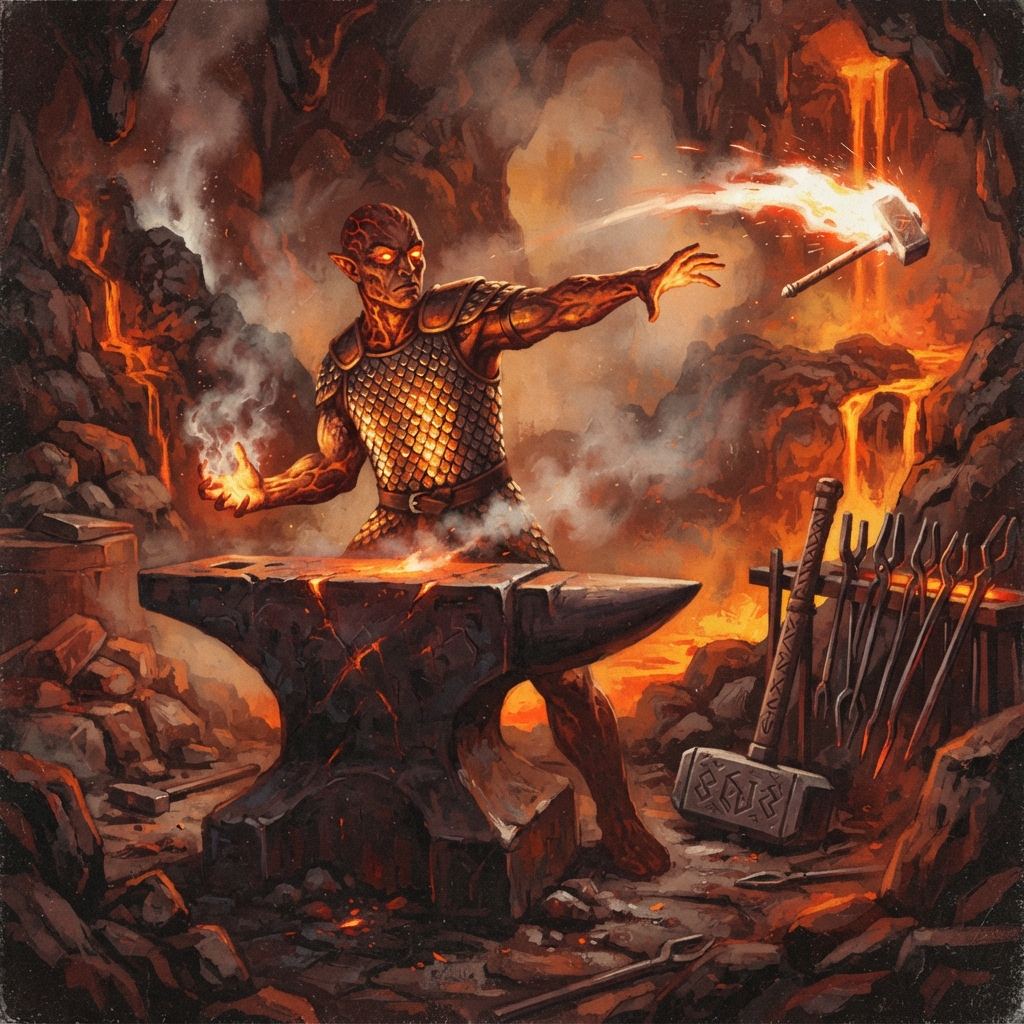 Munsahir, original Pathfinder 2e monster artwork by ZapGM