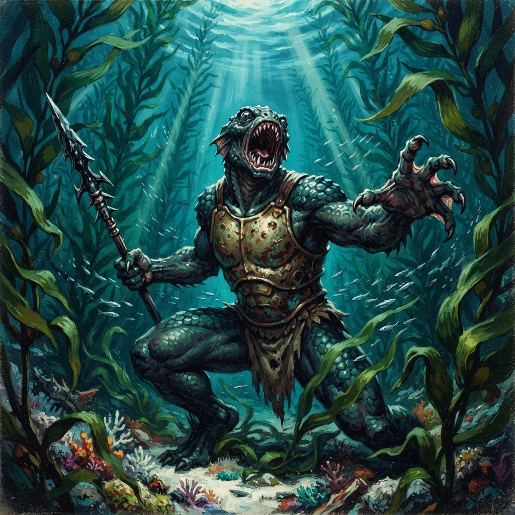 Sedacthy Marauder, original Pathfinder 2e monster artwork by ZapGM