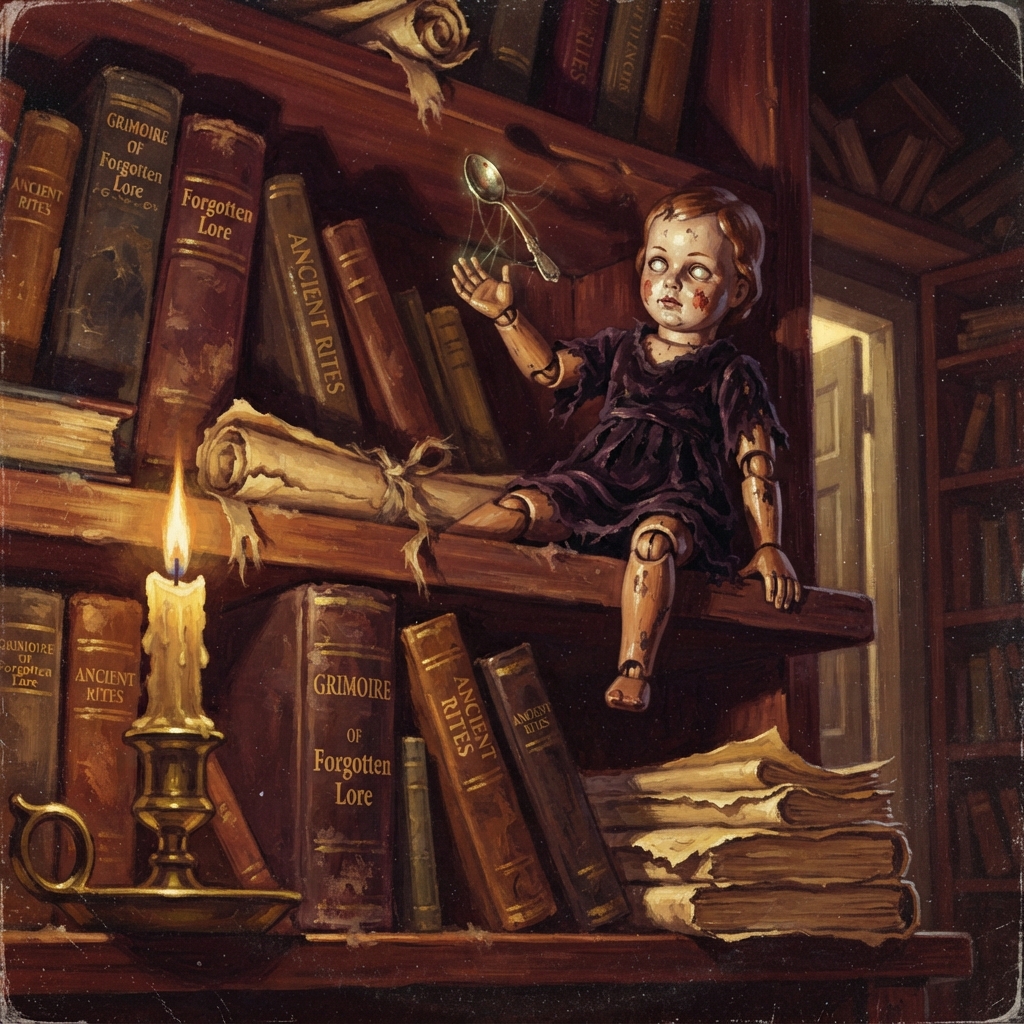 Soulbound Doll (Careful), original Pathfinder 2e monster artwork by ZapGM