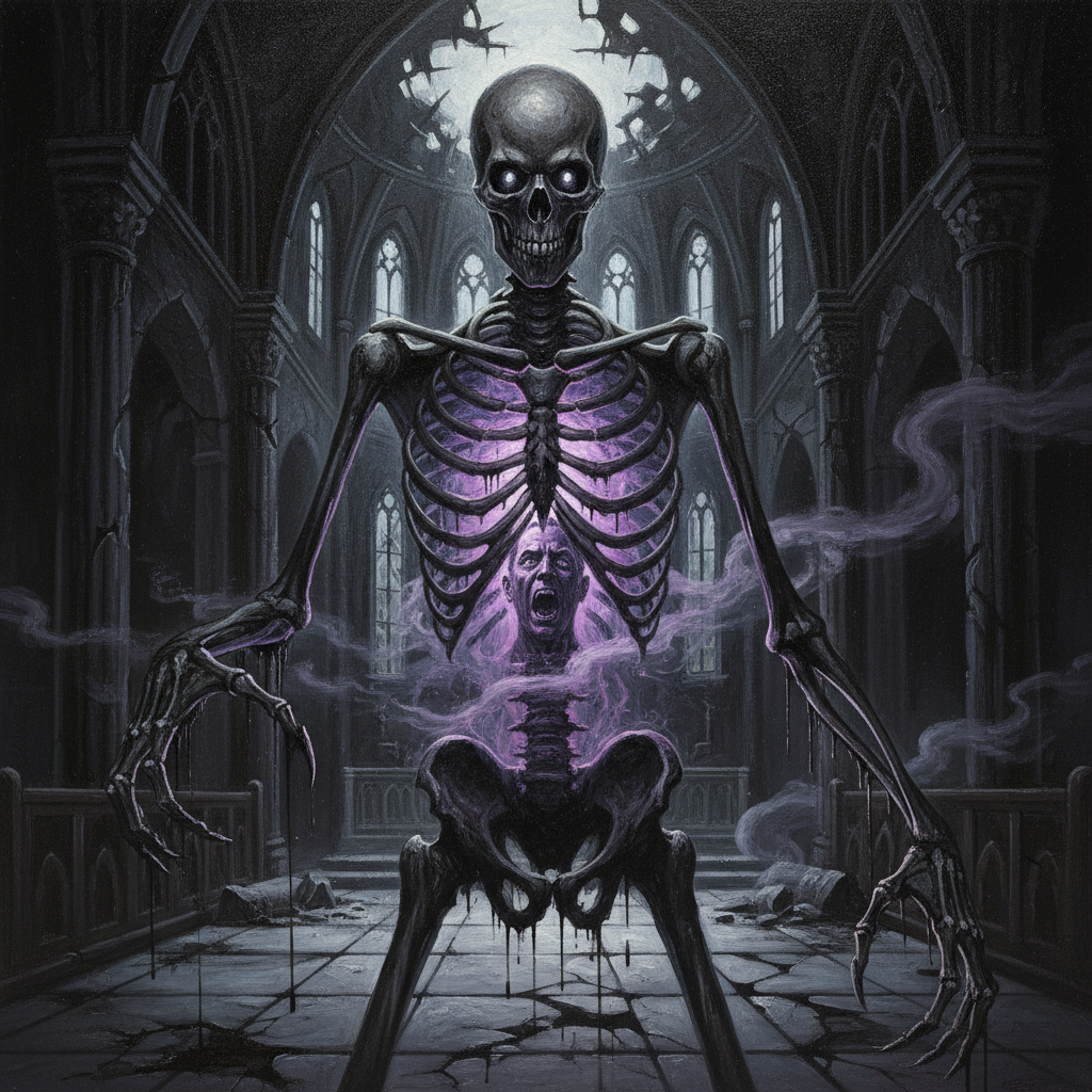Devourer, original Pathfinder 2e monster artwork by ZapGM