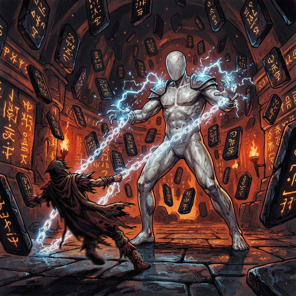 Vigilia, original Pathfinder 2e monster artwork by ZapGM