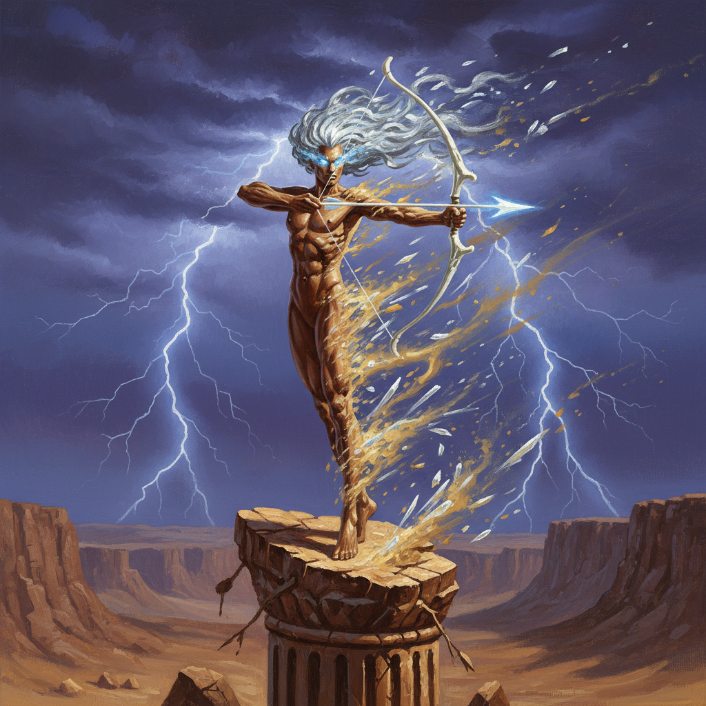 Bralani, original Pathfinder 2e monster artwork by ZapGM