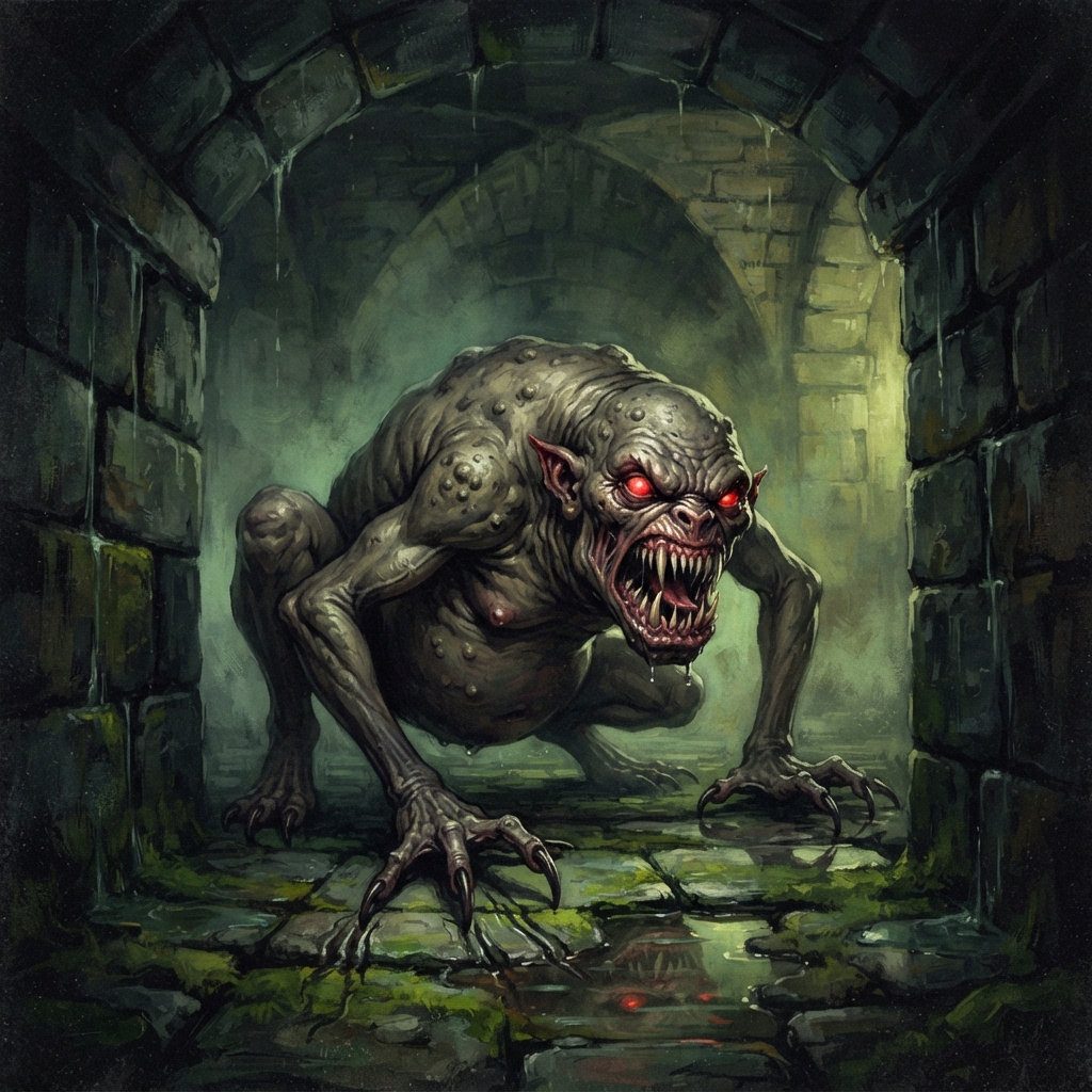Pusk, original Pathfinder 2e monster artwork by ZapGM