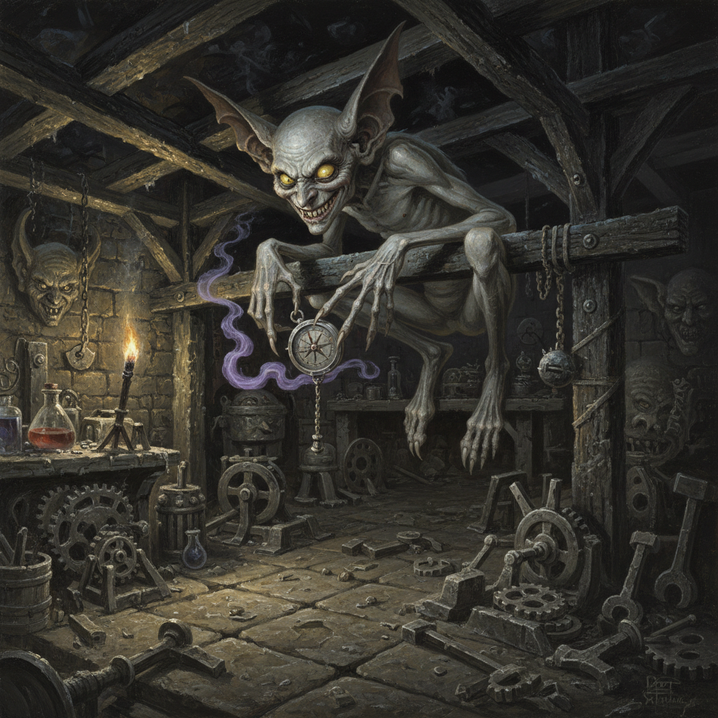 Jinkin, original Pathfinder 2e monster artwork by ZapGM