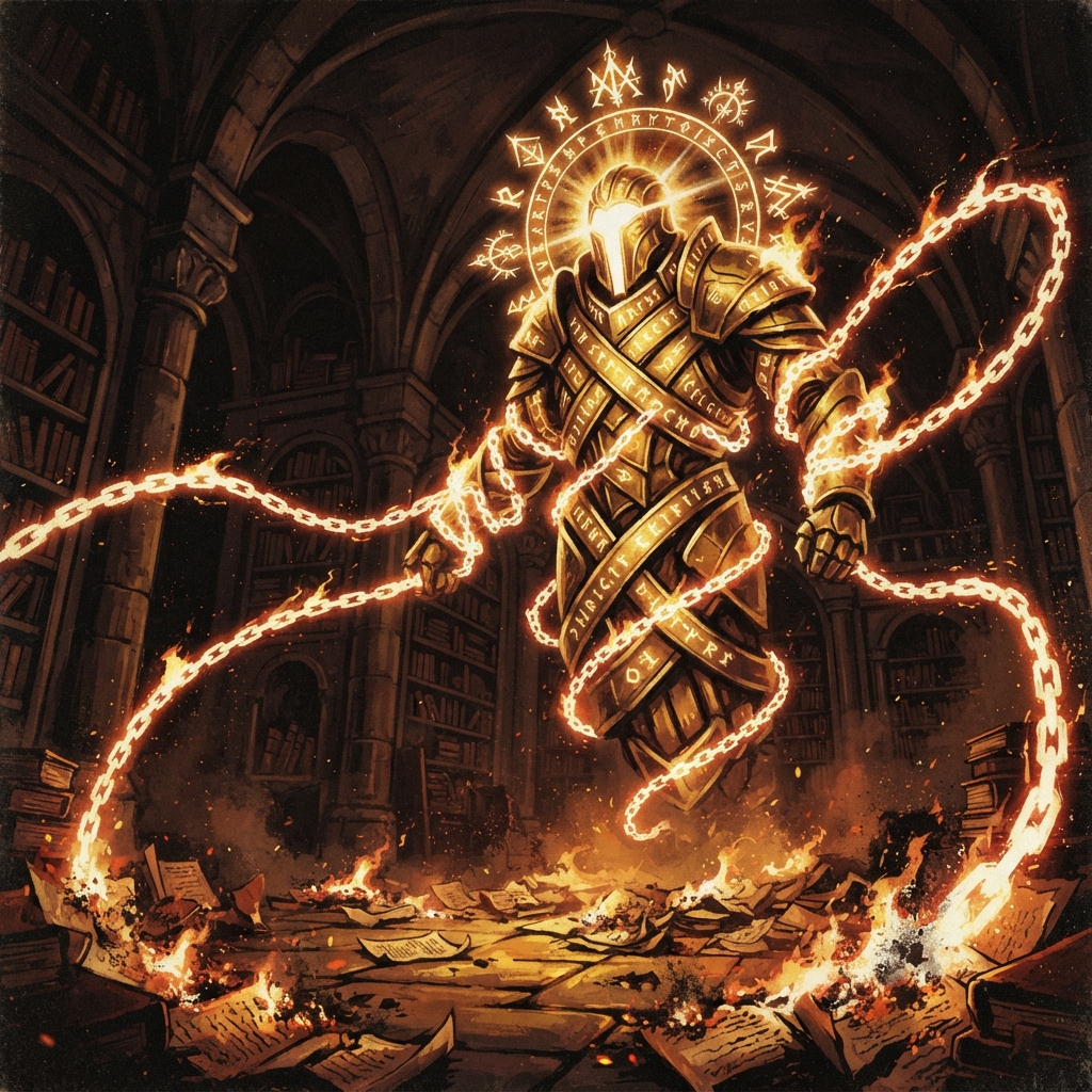 Exscinder, original Pathfinder 2e monster artwork by ZapGM