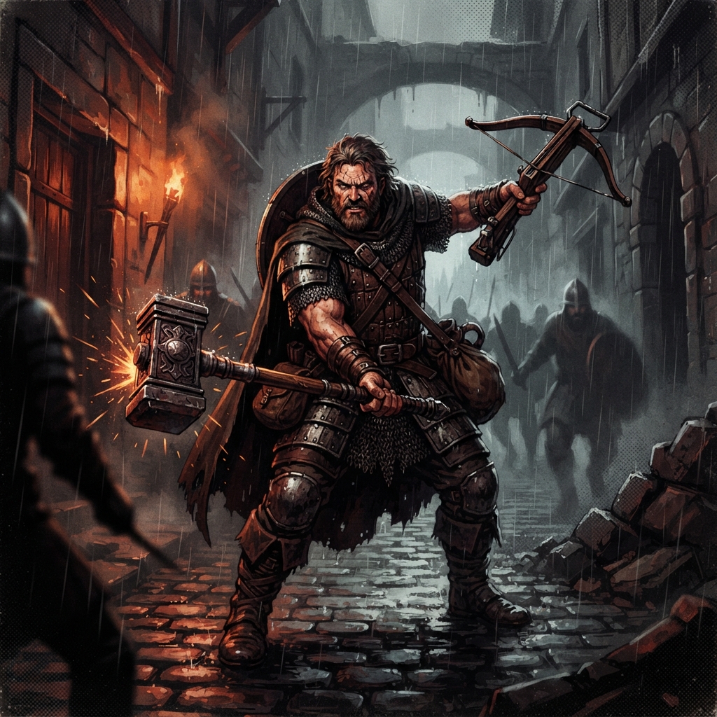 Tough Boss, original D&D 5e monster artwork by ZapGM