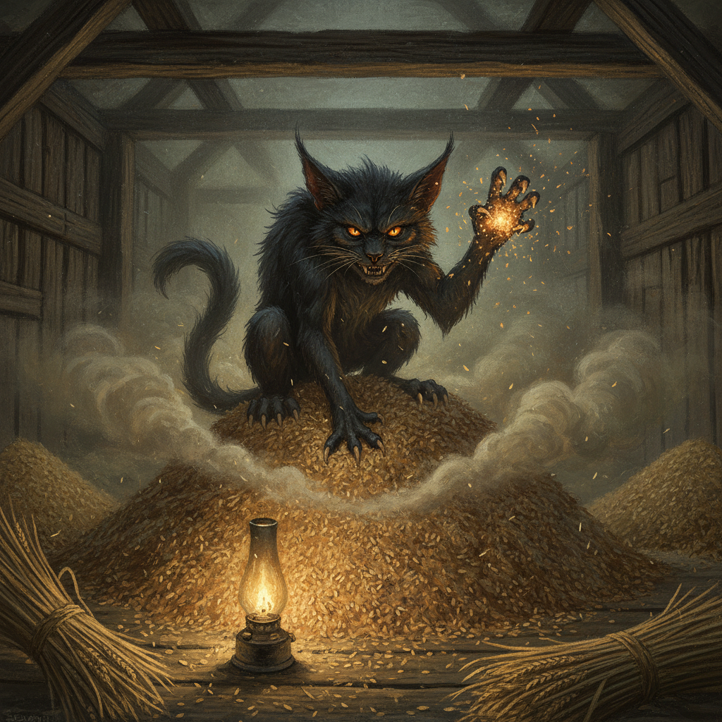 Ovinnik, original Pathfinder 2e monster artwork by ZapGM