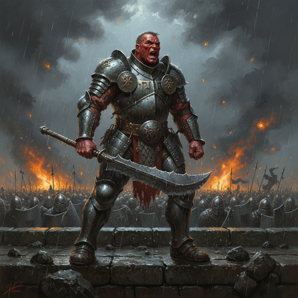 Hobgoblin General, original Pathfinder 2e monster artwork by ZapGM