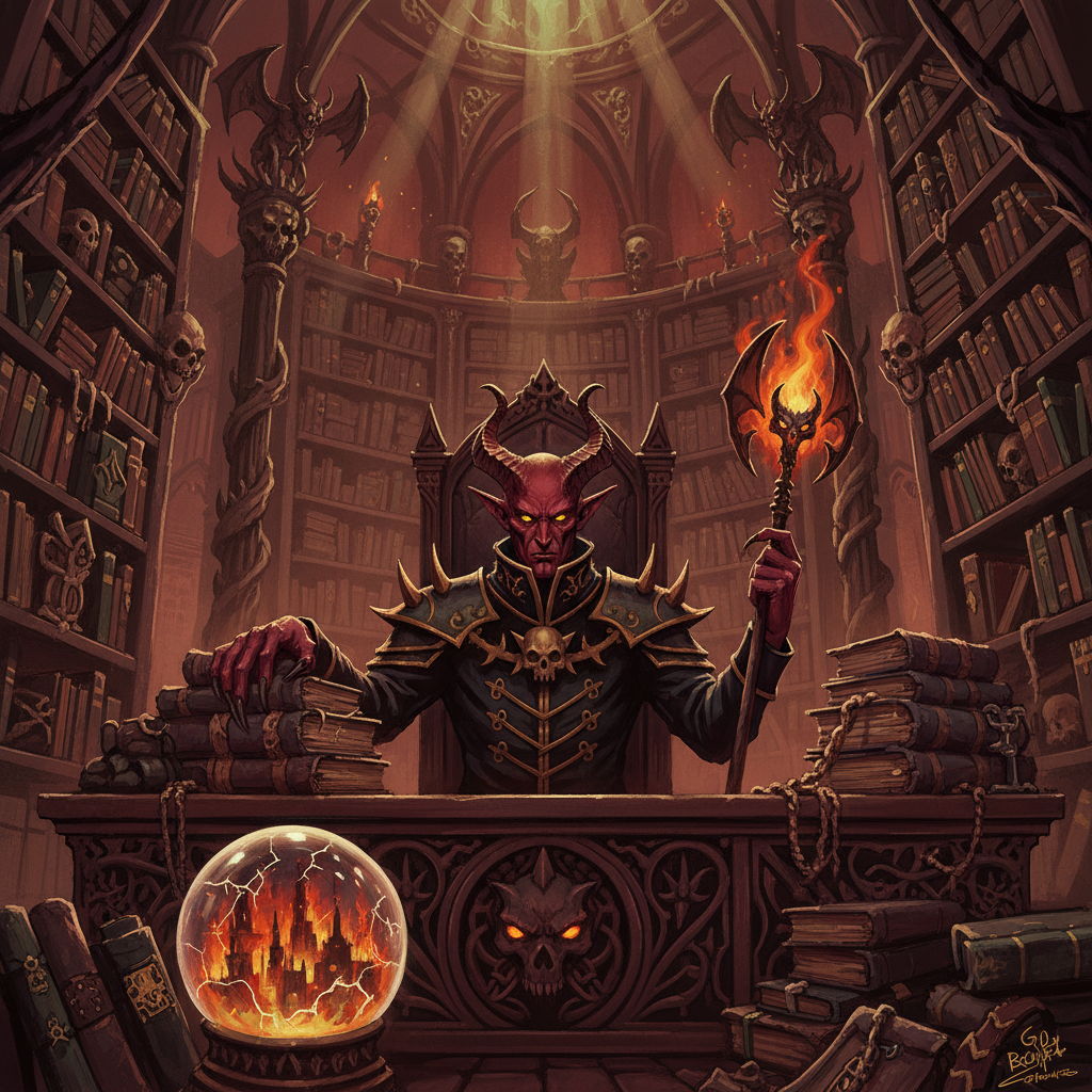 Gylou, original Pathfinder 2e monster artwork by ZapGM