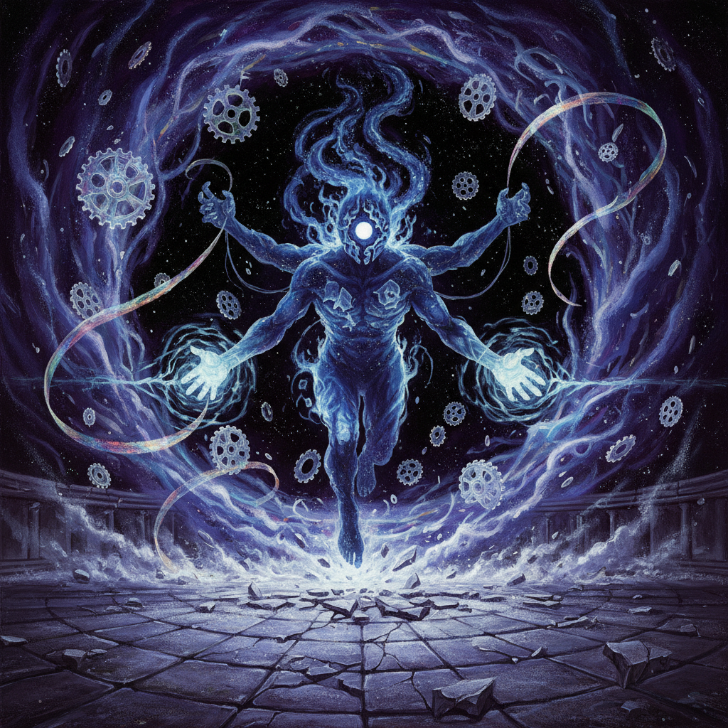 Bythos, original Pathfinder 2e monster artwork by ZapGM