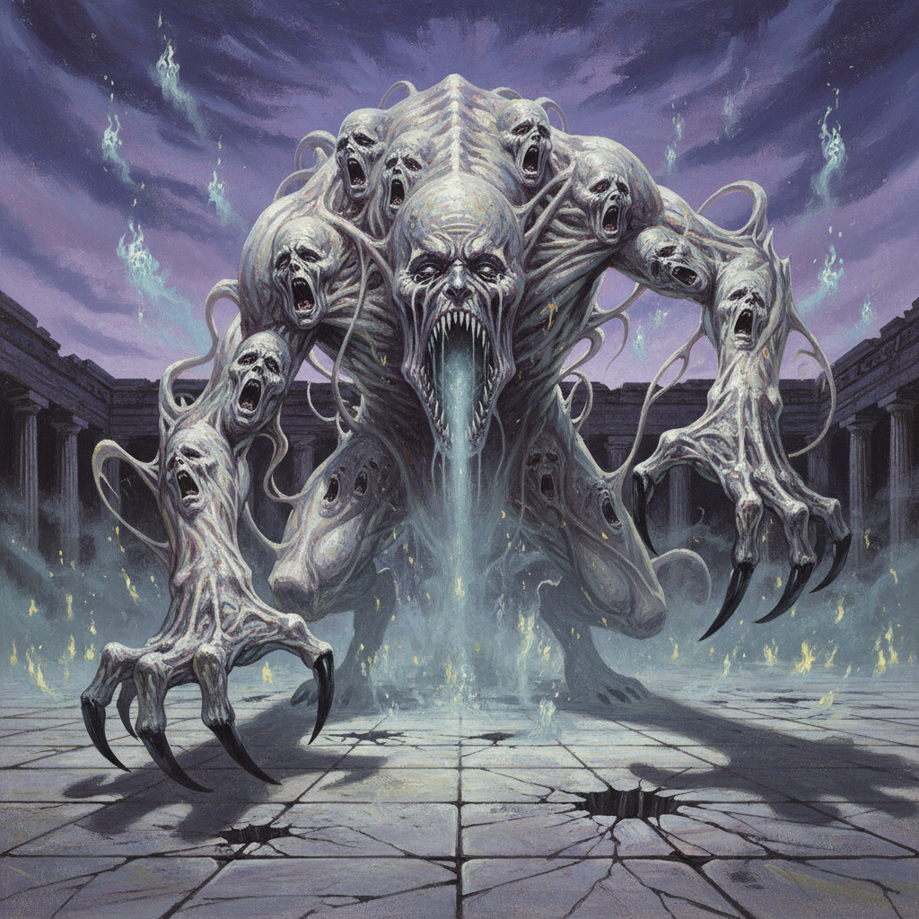 Kimenhul, original Pathfinder 2e monster artwork by ZapGM