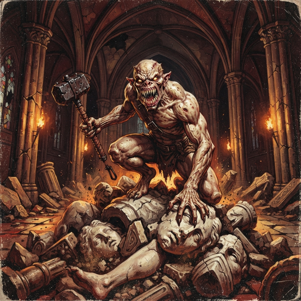 Pridespawn, original Pathfinder 2e monster artwork by ZapGM