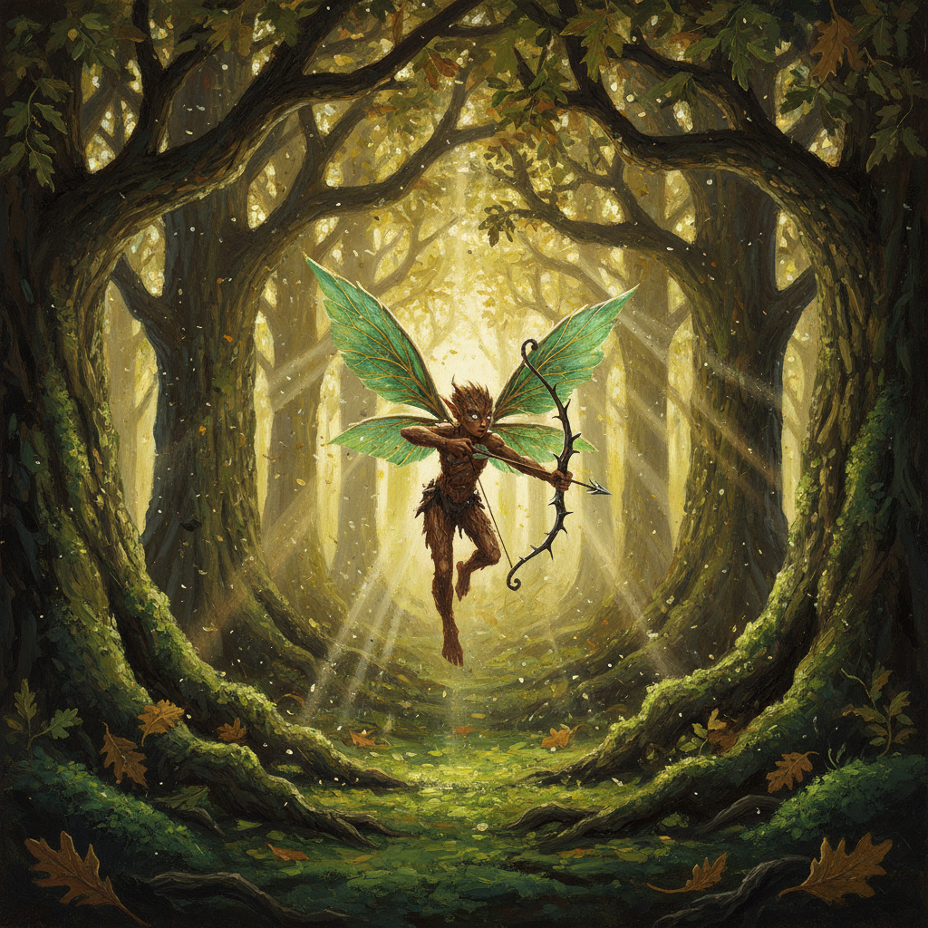 Sprite, original D&D 5e monster artwork by ZapGM