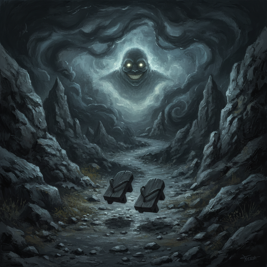 Betobeto-san, original Pathfinder 2e monster artwork by ZapGM