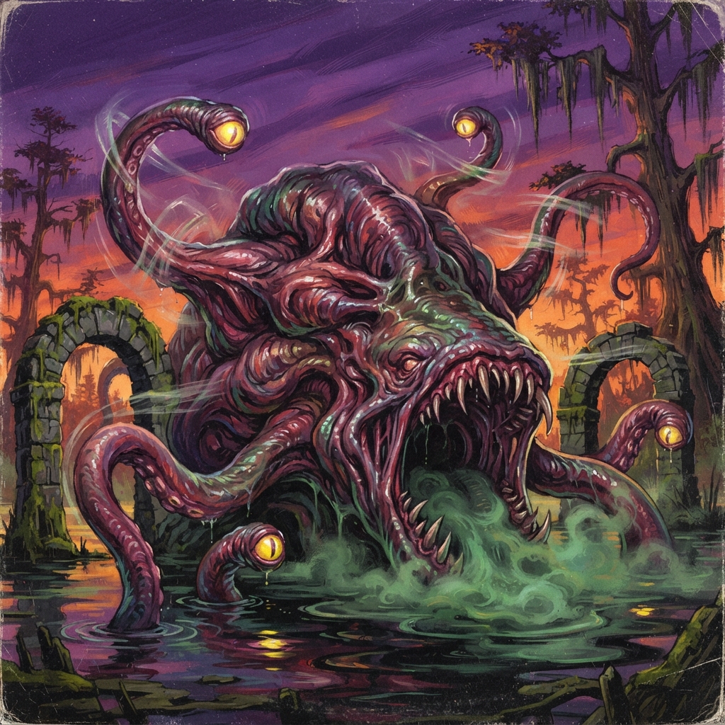 Dibrasgorth, original Pathfinder 2e monster artwork by ZapGM