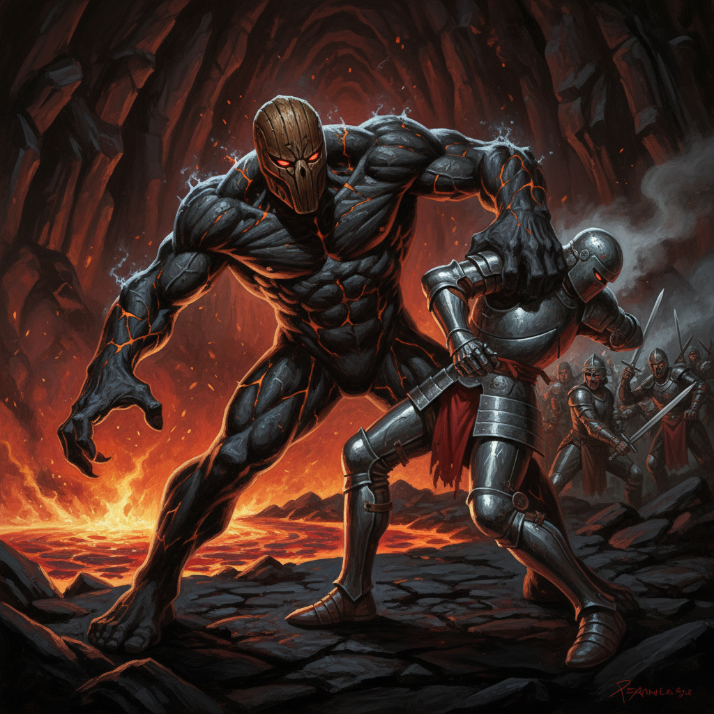 Doprillu, original Pathfinder 2e monster artwork by ZapGM