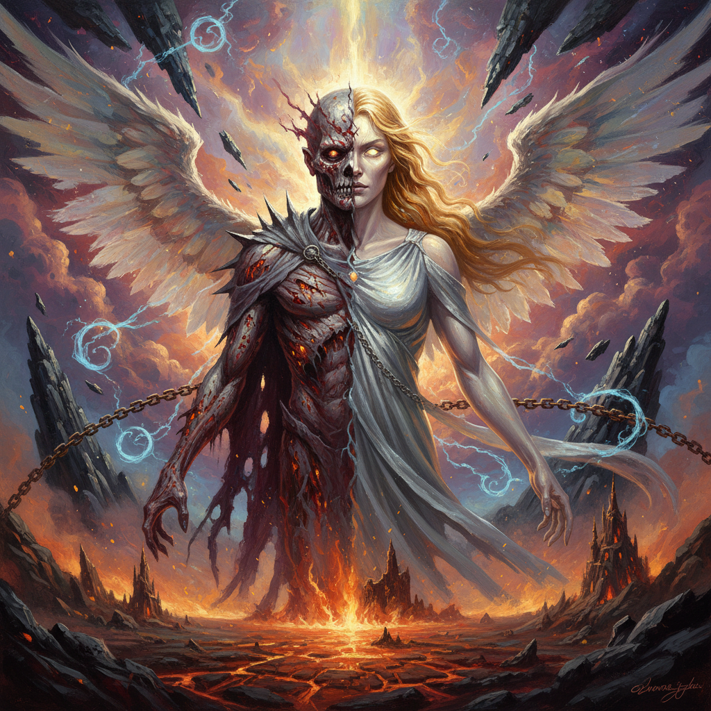 Petitioner, original Pathfinder 2e monster artwork by ZapGM