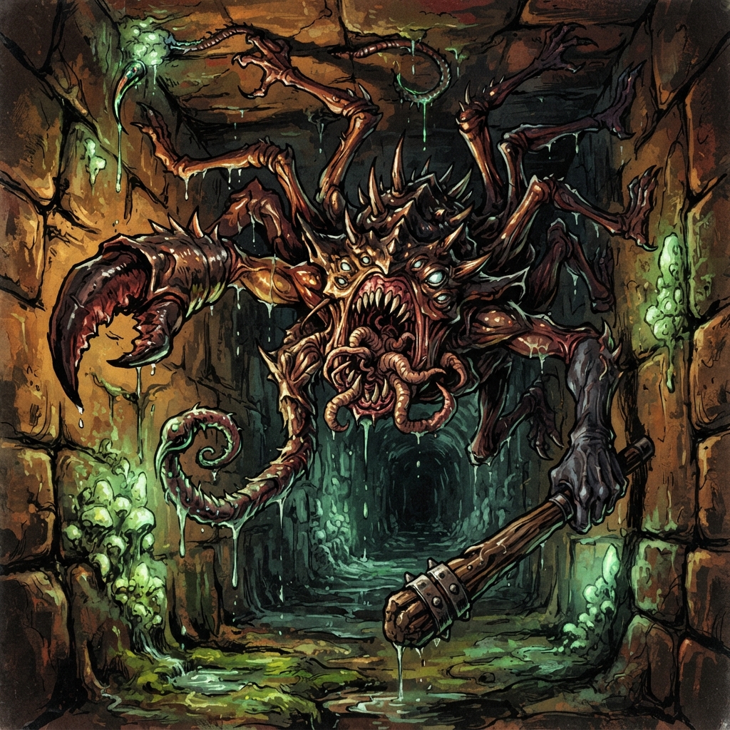 Gongorinan, original Pathfinder 2e monster artwork by ZapGM
