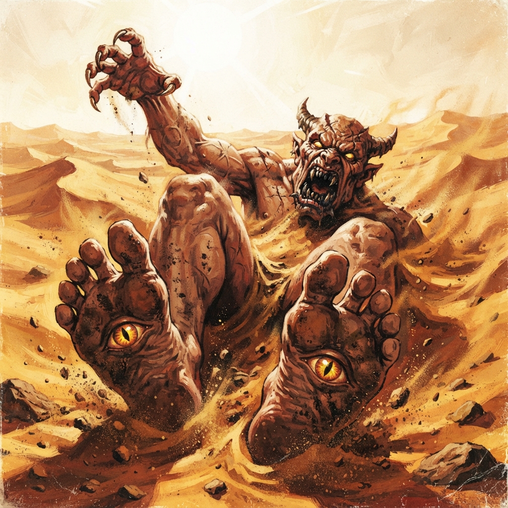 Aigamuxa, original Pathfinder 2e monster artwork by ZapGM
