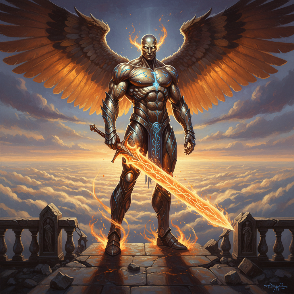 Legion Archon, original Pathfinder 2e monster artwork by ZapGM