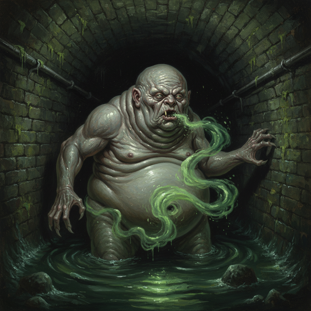 Dretch, original D&D 5e monster artwork by ZapGM