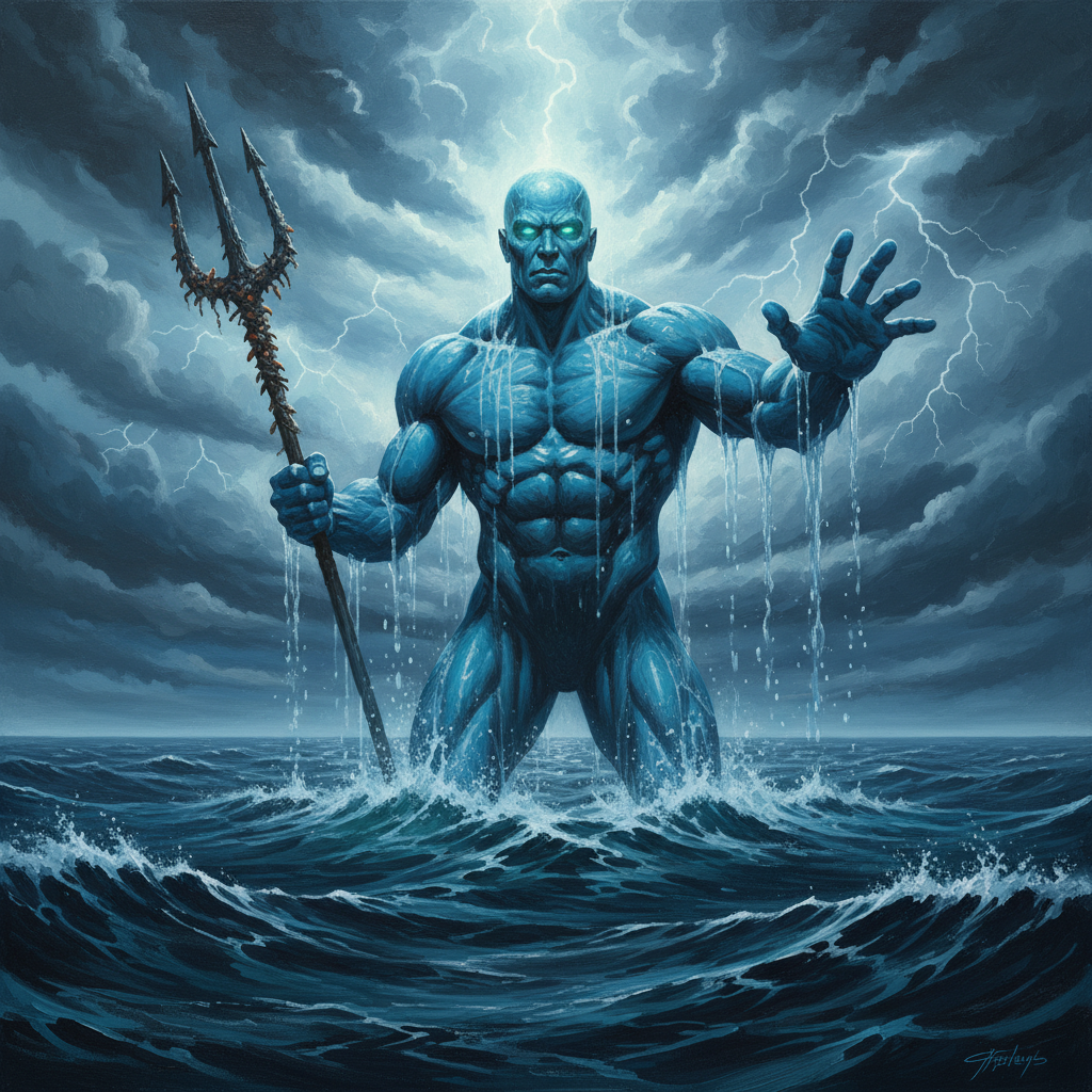 Danava Titan, original Pathfinder 2e monster artwork by ZapGM