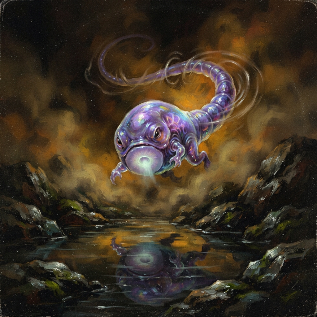 Soulrider (Monitor), original Pathfinder 2e monster artwork by ZapGM