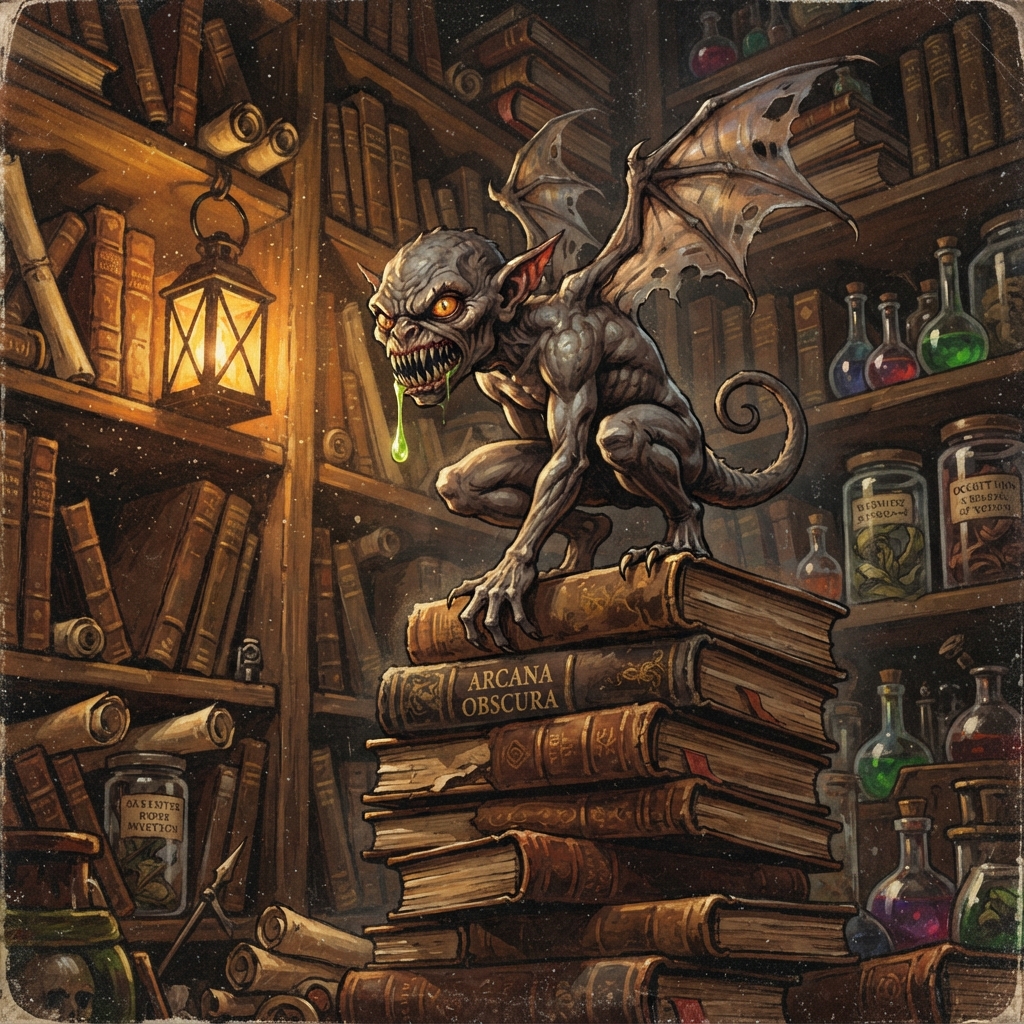 Soulbound Homunculus, original Pathfinder 2e monster artwork by ZapGM