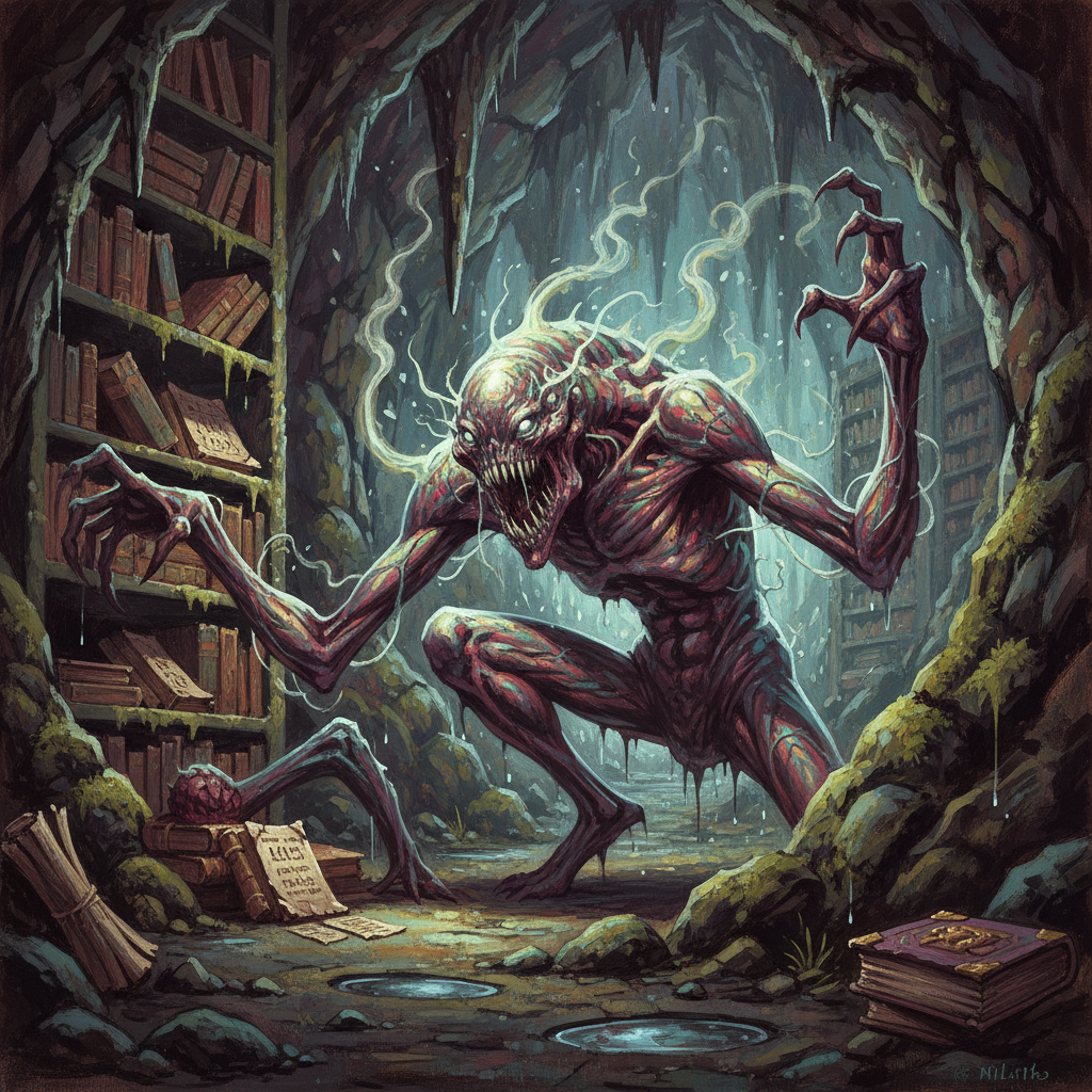 Nilith, original Pathfinder 2e monster artwork by ZapGM