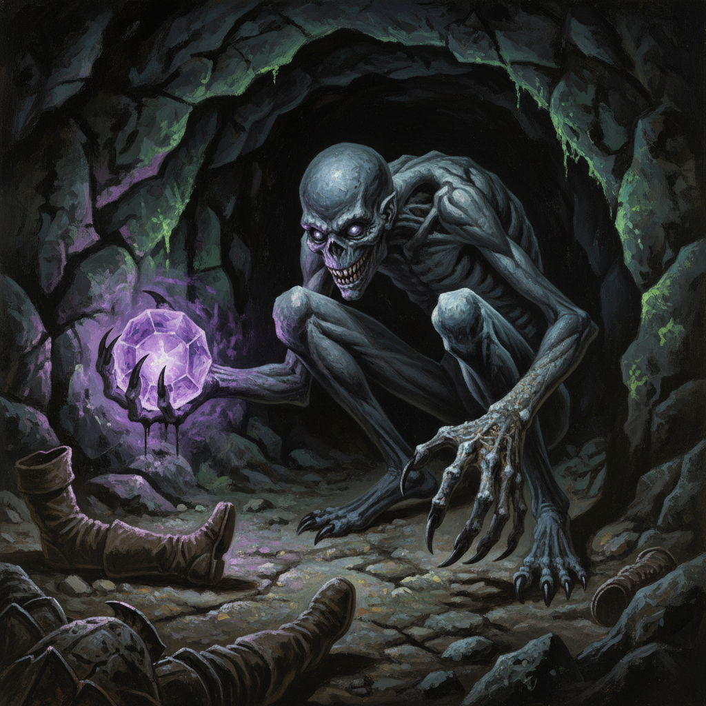 Stygira, original Pathfinder 2e monster artwork by ZapGM
