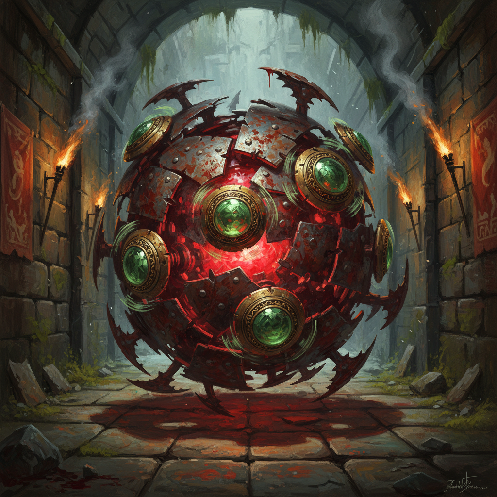 Augur, original Pathfinder 2e monster artwork by ZapGM