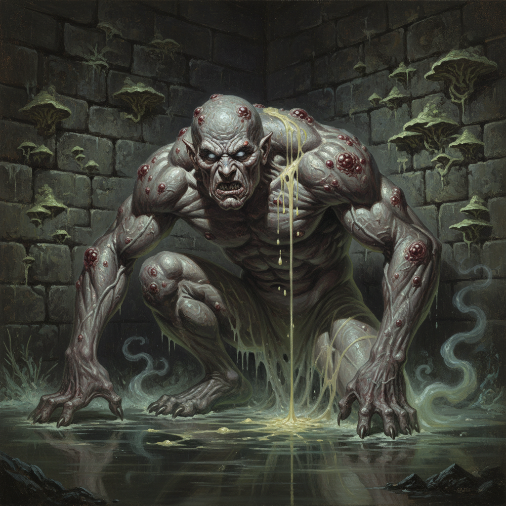 Nucol, original Pathfinder 2e monster artwork by ZapGM