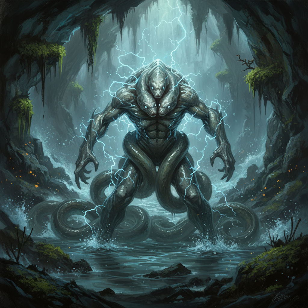 Galvo, original Pathfinder 2e monster artwork by ZapGM
