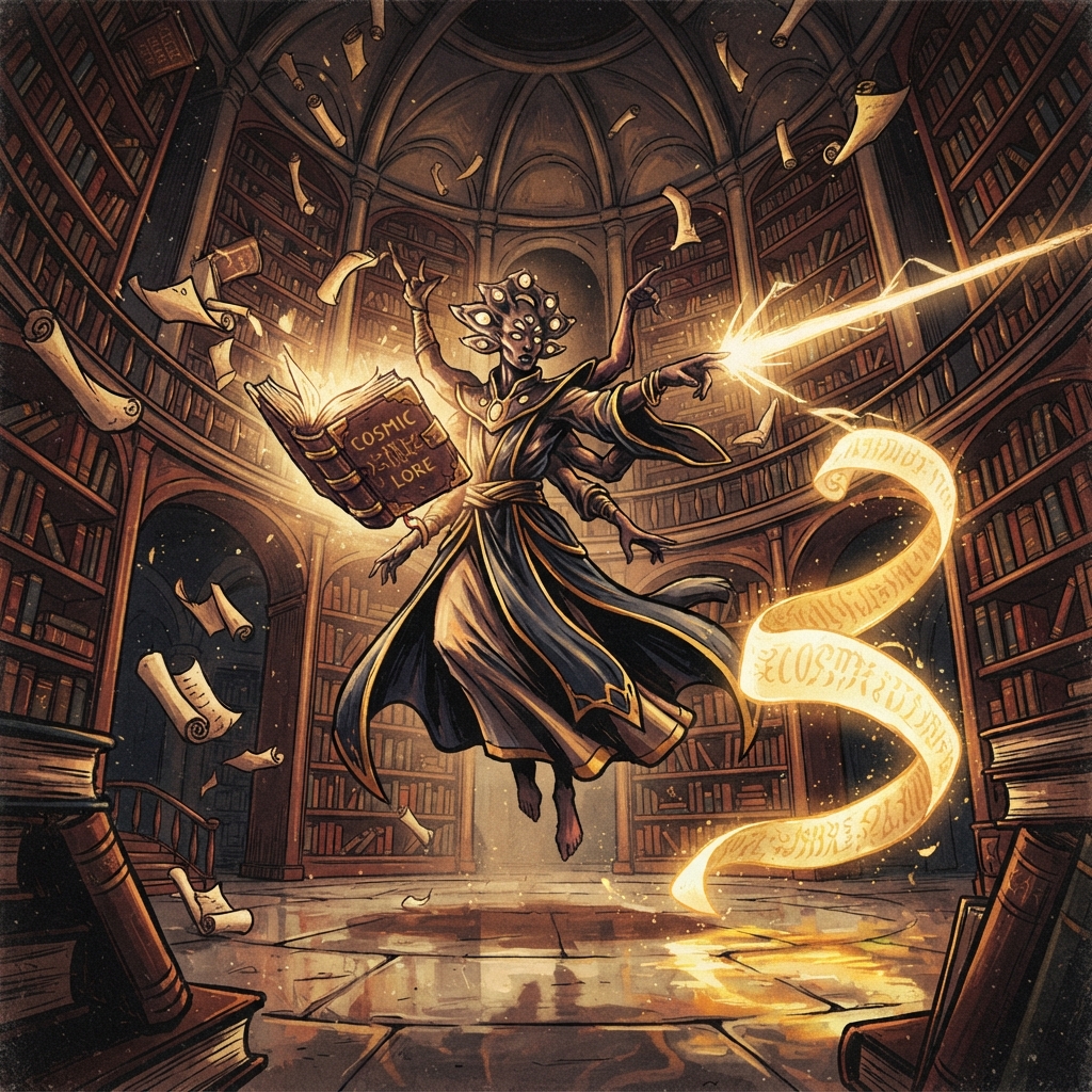 Gnokesh, original Pathfinder 2e monster artwork by ZapGM