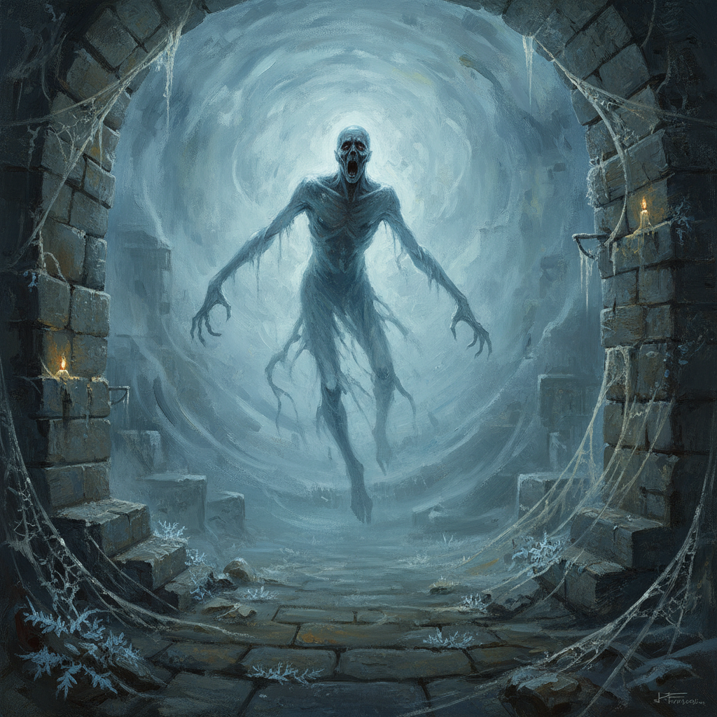 Specter, original D&D 5e monster artwork by ZapGM