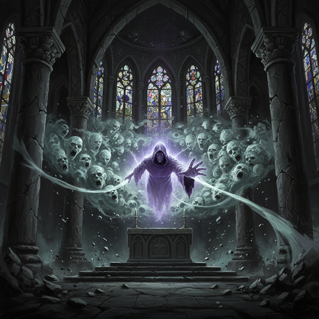Nemhaith, original Pathfinder 2e monster artwork by ZapGM