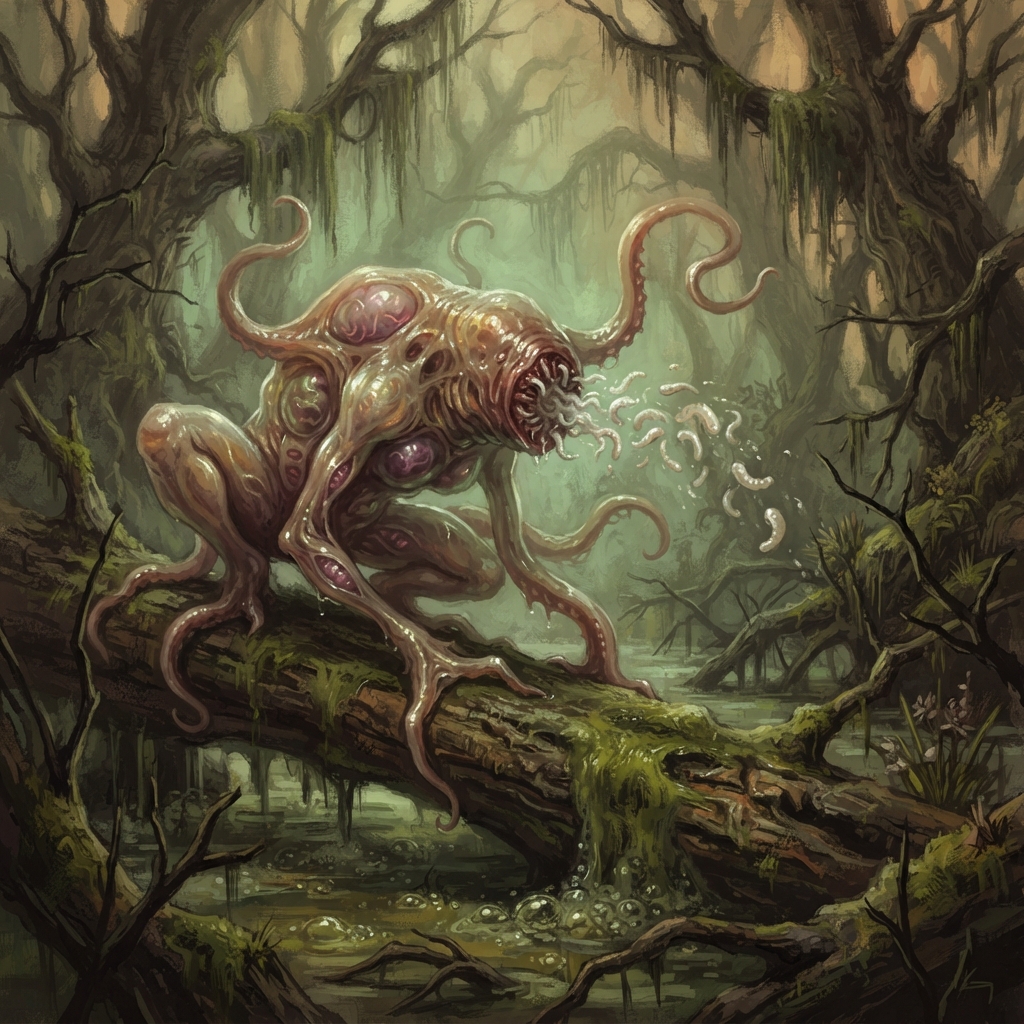 Bogwid, original Pathfinder 2e monster artwork by ZapGM