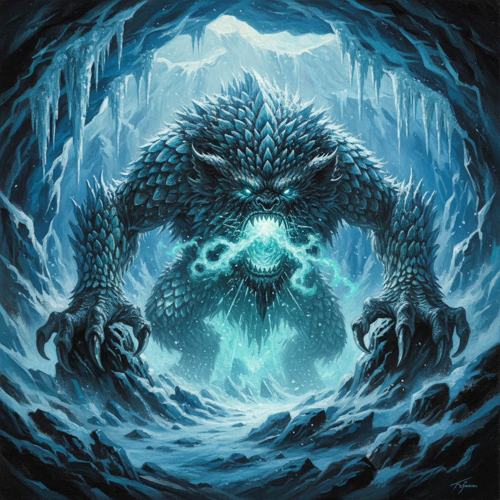 Umonlee, original Pathfinder 2e monster artwork by ZapGM