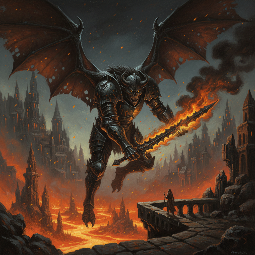 Munagola, original Pathfinder 2e monster artwork by ZapGM
