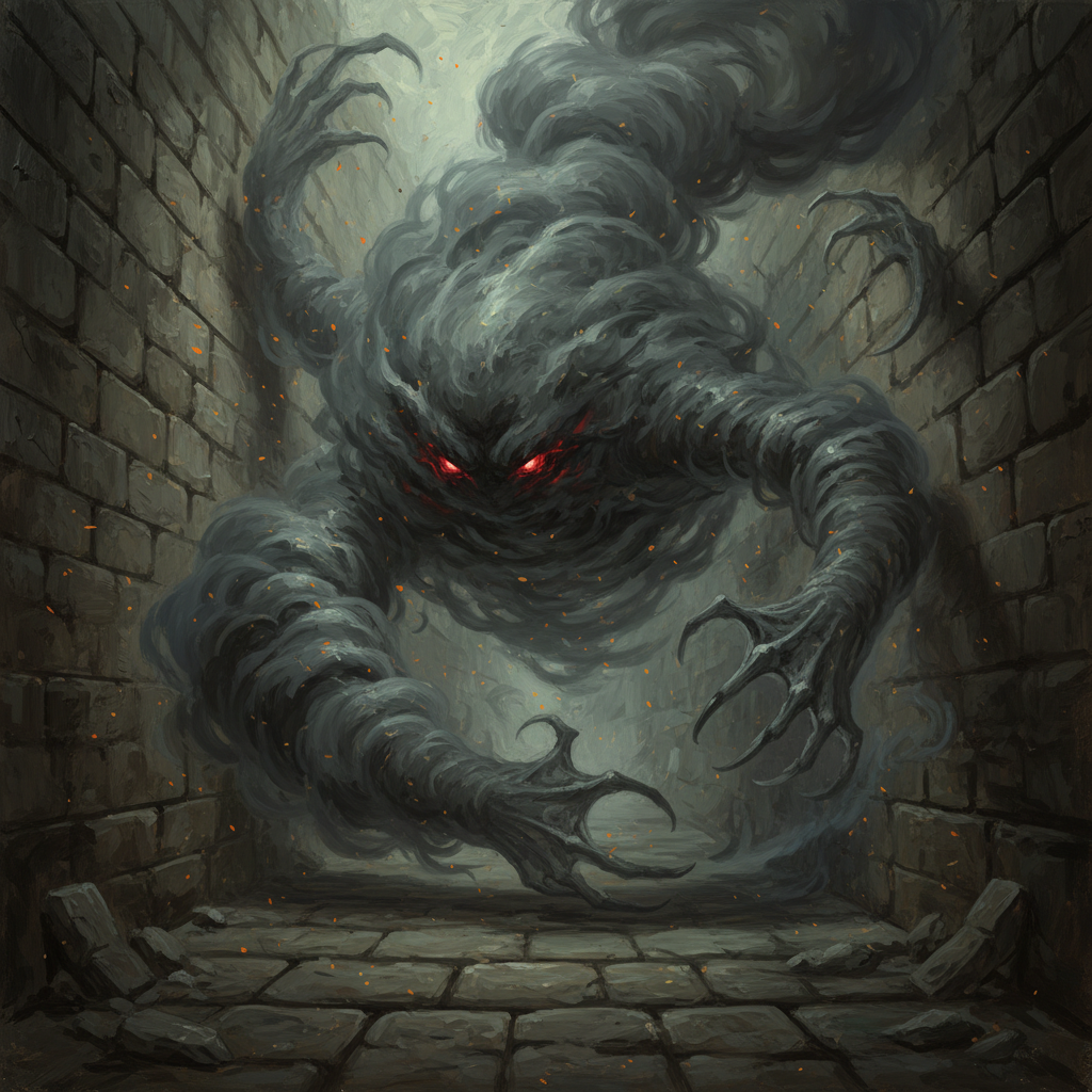 Belker, original Pathfinder 2e monster artwork by ZapGM