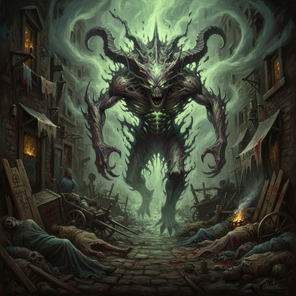 Ximtal, original Pathfinder 2e monster artwork by ZapGM
