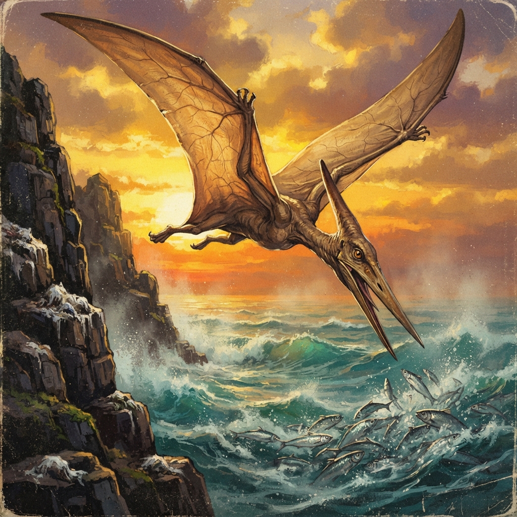 Pteranodon, original D&D 5e monster artwork by ZapGM