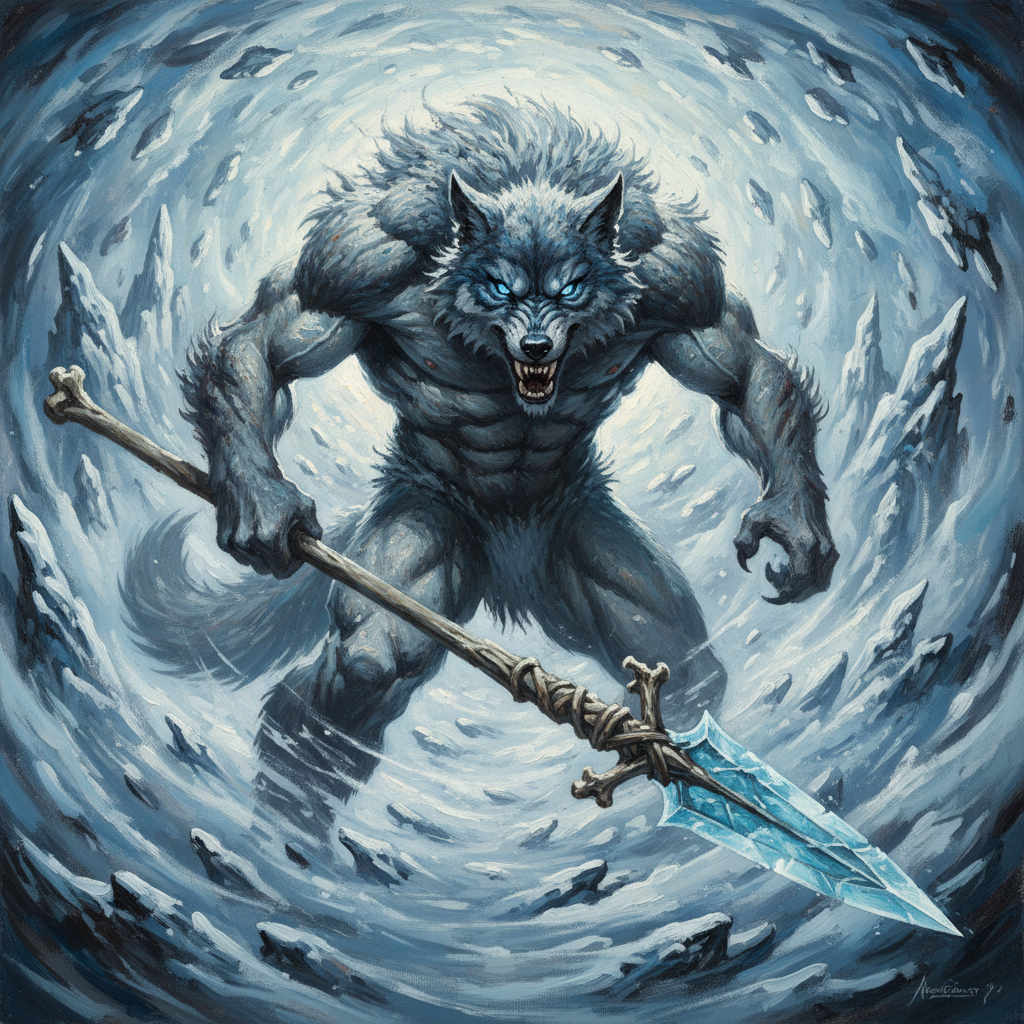 Adlet, original Pathfinder 2e monster artwork by ZapGM