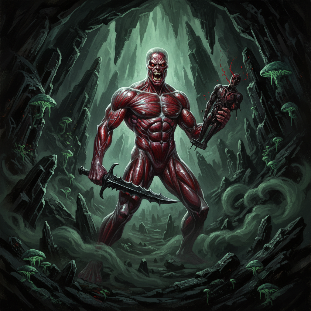Urdefhan Tormentor, original Pathfinder 2e monster artwork by ZapGM