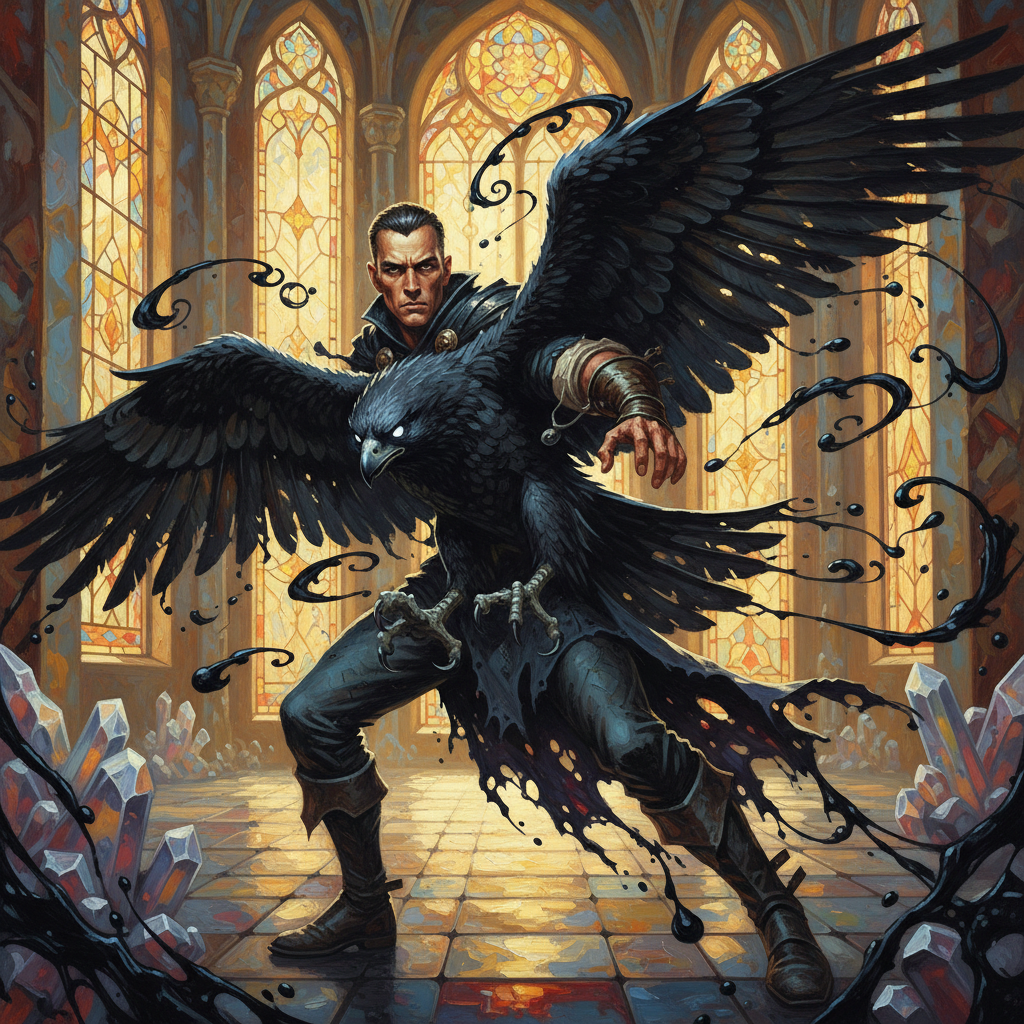 Tattoo Guardian, original Pathfinder 2e monster artwork by ZapGM