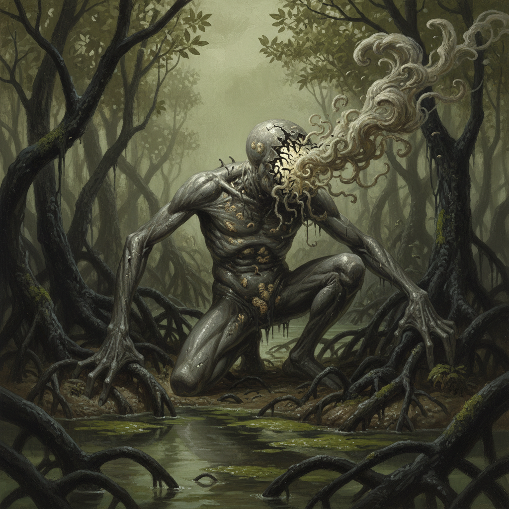 Isqulug, original Pathfinder 2e monster artwork by ZapGM