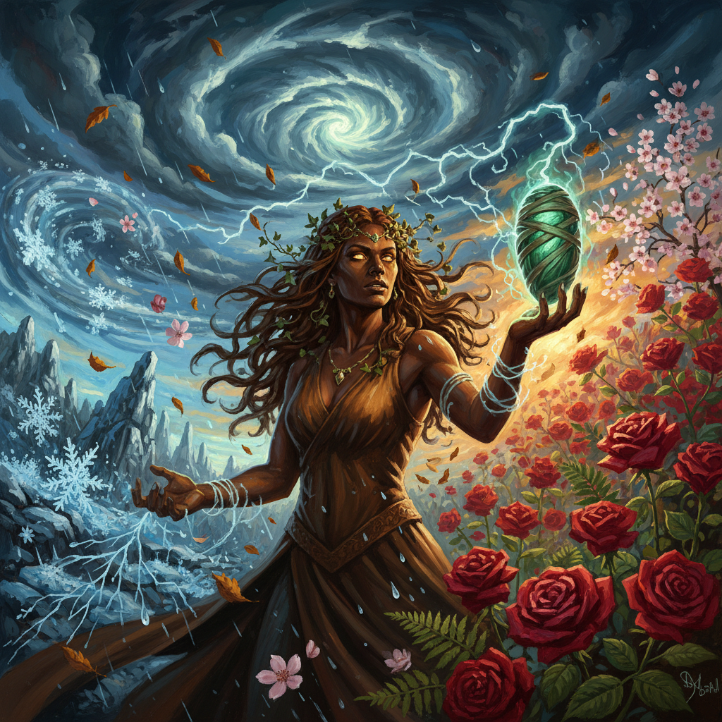 Veranallia, original Pathfinder 2e monster artwork by ZapGM