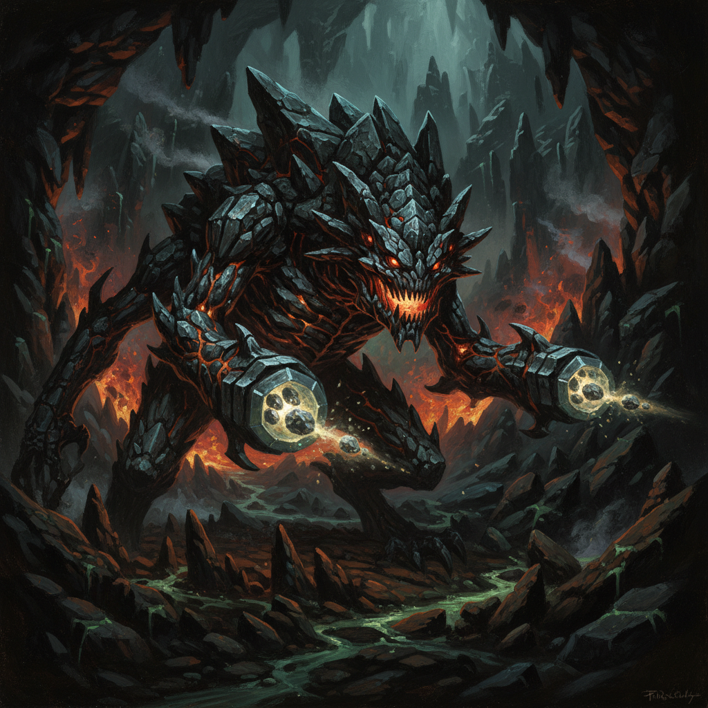Irlgaunt, original Pathfinder 2e monster artwork by ZapGM